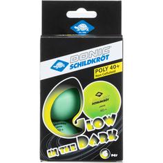 Donic-Schildkröt Glow in the Dark Tischtennisball bunt