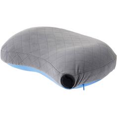 Rückansicht von COCOON Air Core Hood Reisekissen light-blue-grey