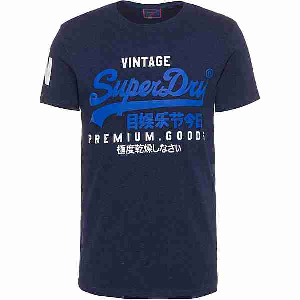 Superdry VL T-Shirt Herren midnight blue grit