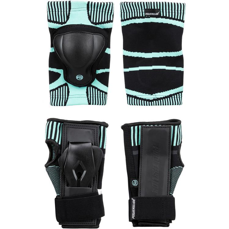 POWERSLIDE POWERSLIDE Onesie Dual Set Fitness Skates Damen - schwarz-teal - 0 | SportScheck