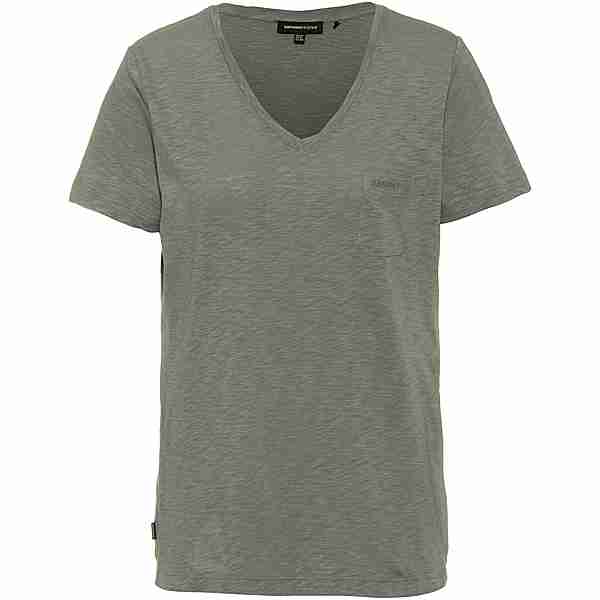 Superdry V-Shirt Damen slate grey