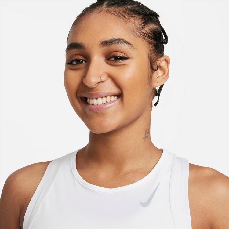 Nike Nike RACE Funktionstank Damen - white-reflective silv - 2 | SportScheck