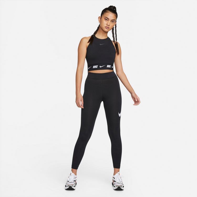 Nike Nike NSW Tape Croptop Damen - black - 4 | SportScheck