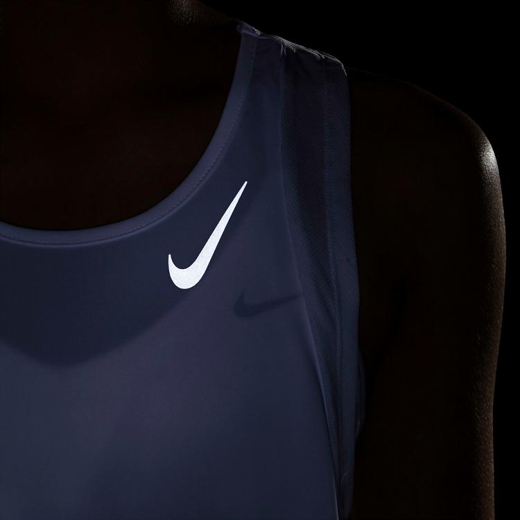 Nike Nike RACE Funktionstank Damen - white-reflective silv - 8 | SportScheck