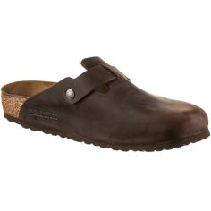 Rückansicht von Birkenstock Boston Sandalen Herren oiled habana