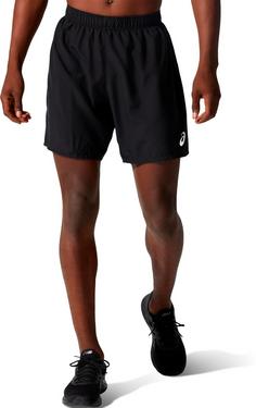 Rückansicht von ASICS Core Laufshorts Herren performance black