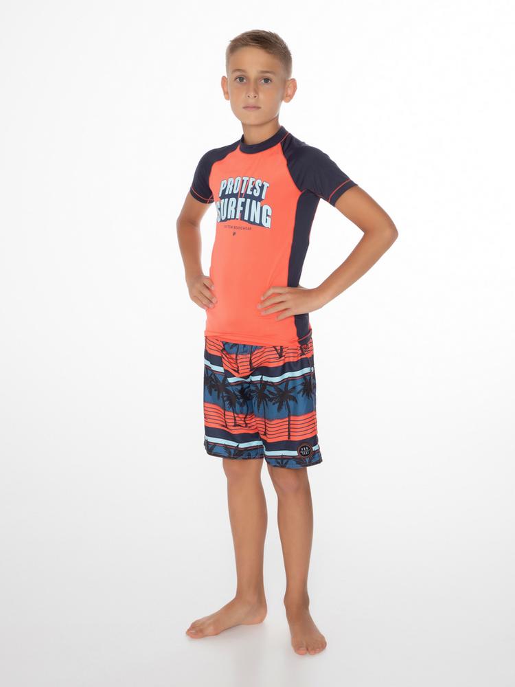 Protest Protest FREZZ JR RASHGUARD Funktionsshirt Jungen - new coralpink - 3 | SportScheck