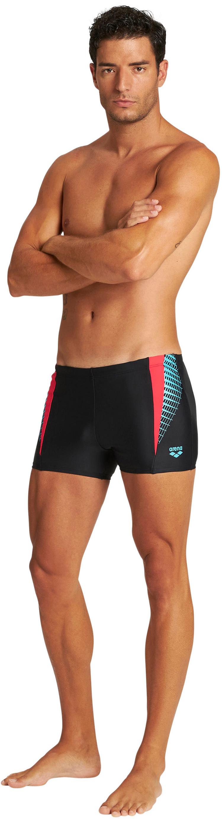 Arena Arena Threefold Badehose Herren - black-black-anguria - 2 | SportScheck