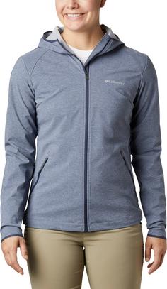 Rückansicht von Columbia Heather Canyon Softshelljacke Damen nocturnal heather