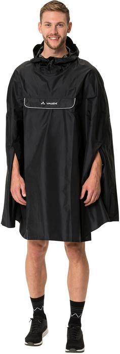 Rückansicht von VAUDE Valdipino Poncho black