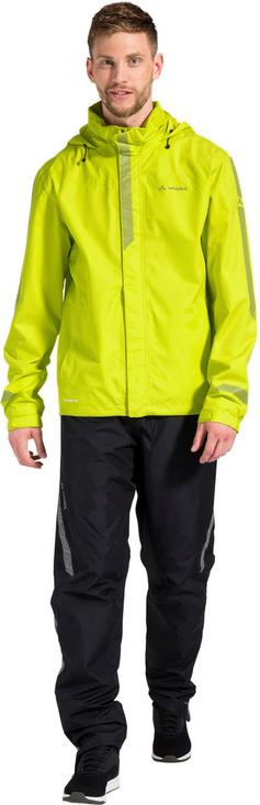 Rückansicht von VAUDE Luminum II Fahrradjacke Herren bright green