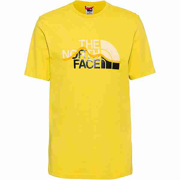 The North Face MOUNTAIN LINE Printshirt Herren acid yellow