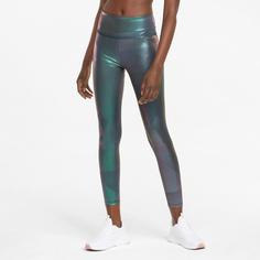 Rückansicht von PUMA Stardust Crystalline Tights Damen dark slate-iridescent