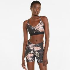 Rückansicht von PUMA RISKTAKER Sport-BH Damen black