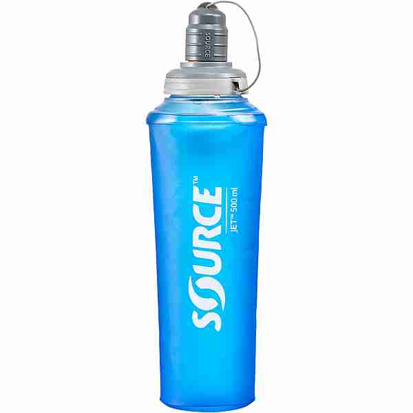 Source Jet foldable bottle 0.5 Liter Trinkflasche blue