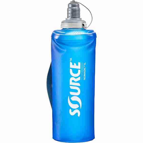 Source Nomadic foldable bottle 1 Liter Trinkflasche blue