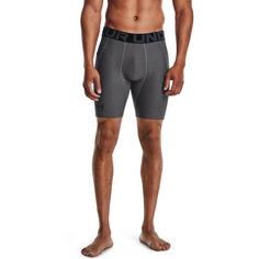 Rückansicht von Under Armour Tights Herren carbon heather-black