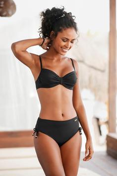 Rückansicht von Lascana Bikini Hose Damen schwarz