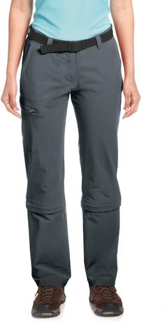 Rückansicht von Maier Sports Arolla Zipphose Damen graphite