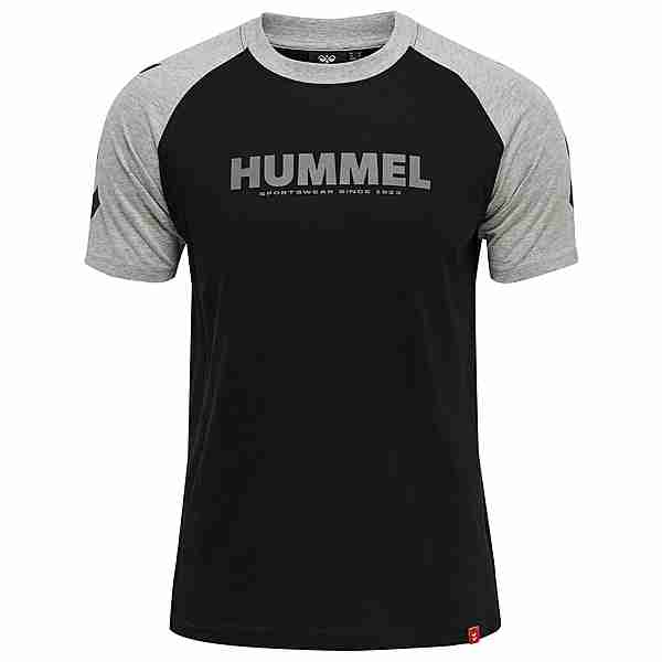 hummel hmlLEGACY BLOCKED T-SHIRT T-Shirt BLACK