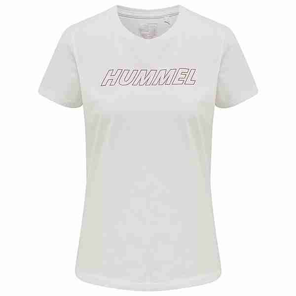 hummel hmlTE CALI COTTON T-SHIRT T-Shirt Damen WHITE/WITHERED ROSE