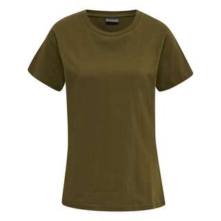 hummel hmlRED BASIC T-SHIRT S/S WOMAN T-Shirt Damen DARK OLIVE