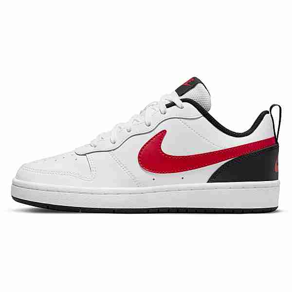 Nike COURT BOROUGH 2 Sneaker Kinder white-university red-black