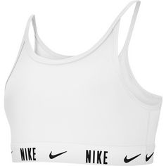 Nike TROPHY Sport-BH Kinder white-white-black