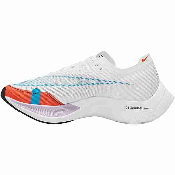 Nike ZoomX Vaporfly Next% 2 Laufschuhe Damen white-laser blue-rush orange-doll