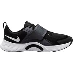 Rückansicht von Nike RENEW RETALIATION 4 Fitnessschuhe Herren black-white-dk smoke grey-smoke grey