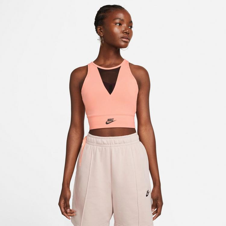 Nike Nike NSW DNC Croptop Damen - crimson bliss-pink oxford - 0 | SportScheck