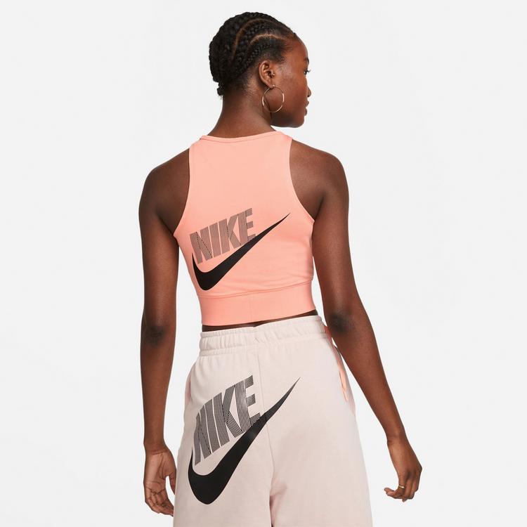 Nike Nike NSW DNC Croptop Damen - crimson bliss-pink oxford - 1 | SportScheck