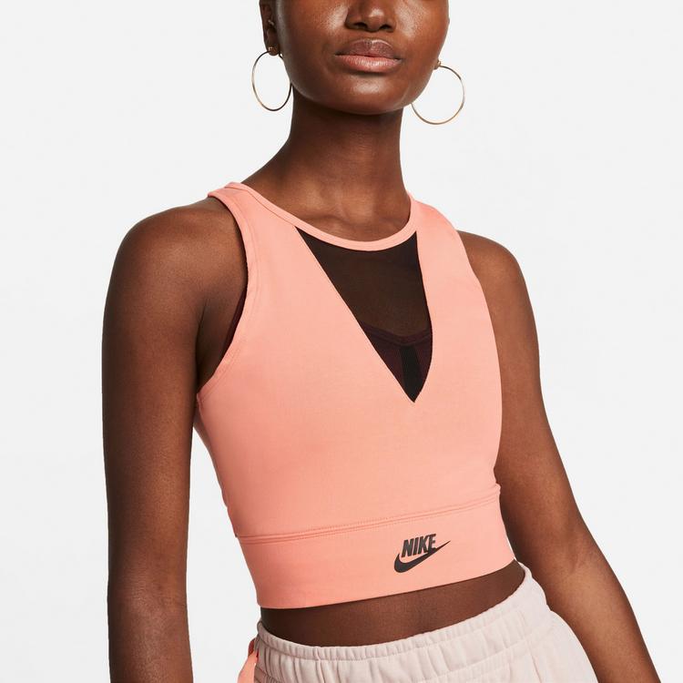 Nike Nike NSW DNC Croptop Damen - crimson bliss-pink oxford - 2 | SportScheck