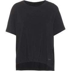 Nike Yoga Funktionsshirt Damen black-iron grey