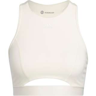 adidas PRIMEBLUE 3-STRIPES DESIGNED4TRAINING Sport-BH Damen wonder white