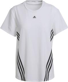 adidas TRAINICONS 3-STREIFEN Funktionsshirt Damen white-black