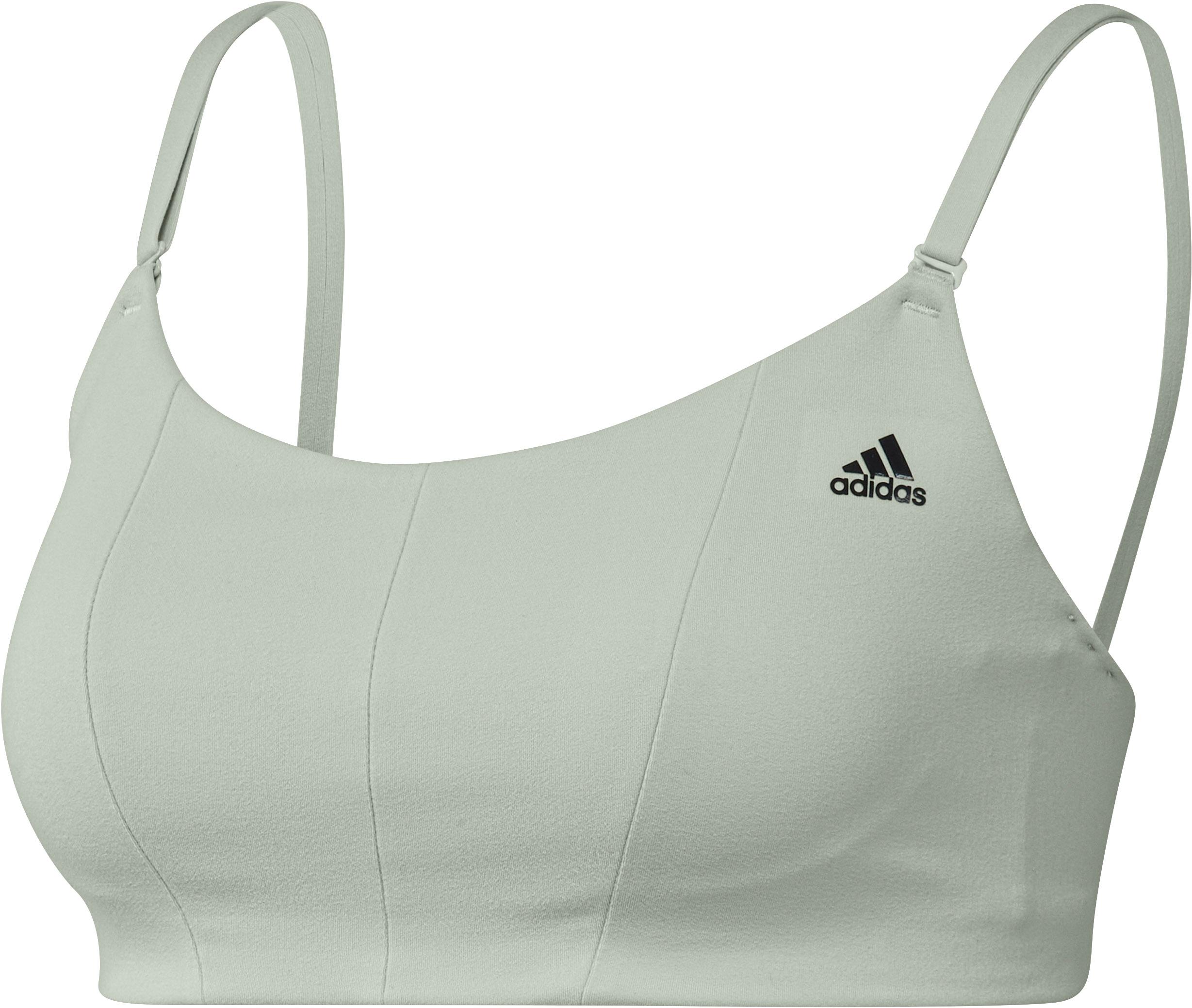 adidas Yoga Studio Sport-BH Damen linen green-carbon