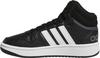 adidas HOOPS MID 3.0 K Sneaker Kinder - core black-ftwr white-grey six