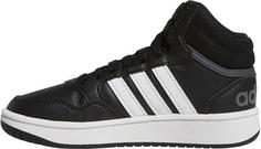 adidas HOOPS MID 3.0 K Sneaker Kinder core black-ftwr white-grey six