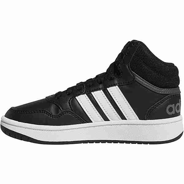 adidas HOOPS MID 3.0 K Sneaker Kinder core black-ftwr white-grey six