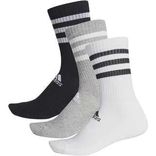 adidas Socken Pack Kinder medium grey heather-white-black