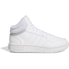 Rückansicht von adidas HOOPS MID 3.0 K Sneaker Kinder ftwr white-ftwr white-grey two