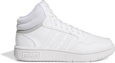 Rückansicht von adidas HOOPS MID 3.0 K Sneaker Kinder ftwr white-ftwr white-grey two