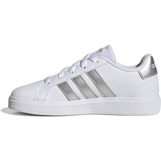 Rückansicht von adidas GRAND COURT 2.0 K Sneaker Kinder ftwr white-matte silver-matte silver