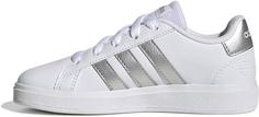 Rückansicht von adidas GRAND COURT 2.0 K Sneaker Kinder ftwr white-matte silver-matte silver