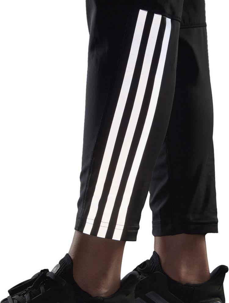 adidas adidas Run 3 Streifen Laufhose Damen - black - 3 | SportScheck