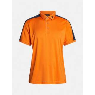 Peak Performance Player Poloshirt Herren orange flare-blue shadow