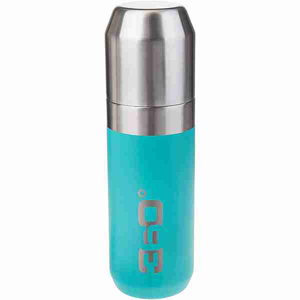 360° degrees Vacuum Insul. Stainless Flask Cap 750ml Isolierflasche turquoise