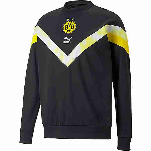 PUMA Borussia Dortmund Sweatshirt Herren puma black-cyber yellow