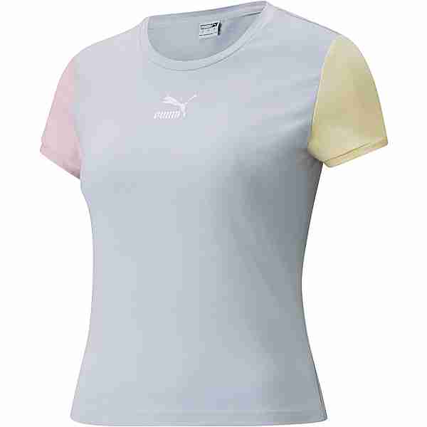 PUMA Classics Block T-Shirt Damen arctic ice-chalk pink
